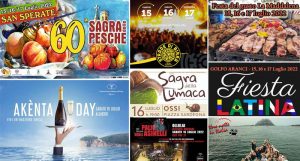 Eventi e sagre del 15, 16 e 17 luglio 2022 in Sardegna, manifesti