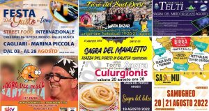 Eventi e sagre del 19, 20 e 21 agosto 2022 in Sardegna
