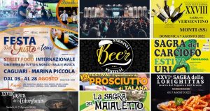 Eventi e sagre del 5, 6 e 7 agosto 2022 in Sardegna