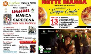 aspettando ferragosto arzachena 2022, manifesti e programmi