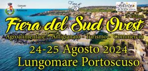 Fiera del Sud Ovest 2024 a Portoscuso, manifesto con le date ufficiali