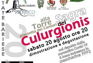 Sagra dei culurgionis Bari Sardo 2022, manifesto e programma