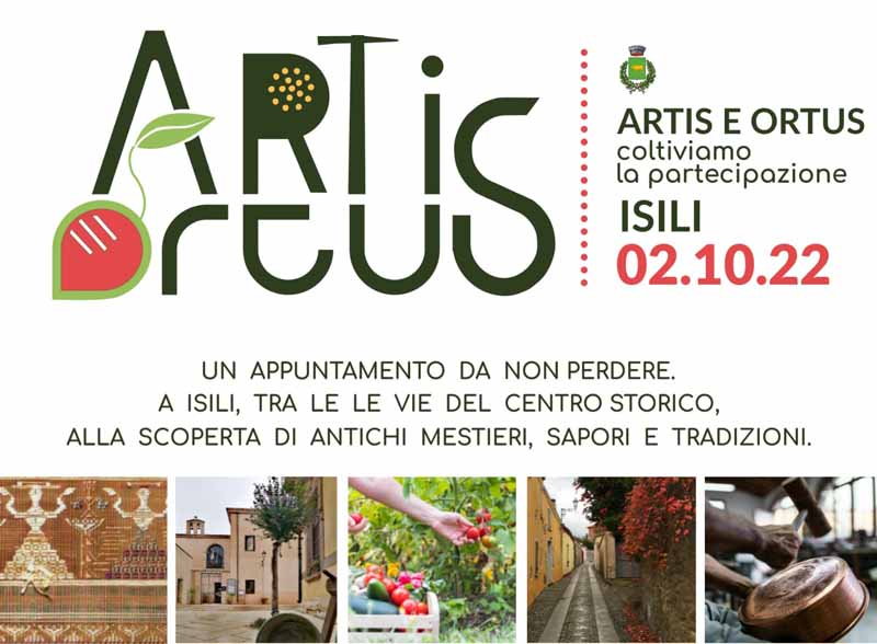 Artis e Ortus a Isili, manifesto programma 2022