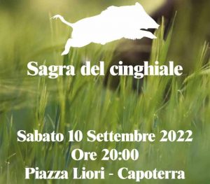 Sagra del cinghiale 2022 a Capoterra, manifesto e programma