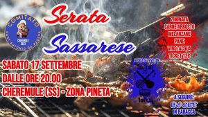Serata Sassarese Cheremule 2022, programma e manifesto