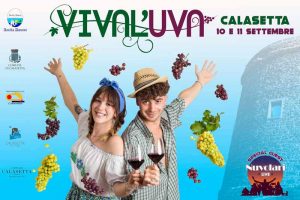Vivi l'uva 2022 a Calasetta, manifesto