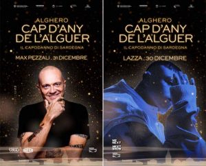 Lazza e Max Pezzali in cocnerto per il Capodanno 2023 ad Alghero