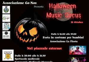Halloween Music Circus 2022 a Gonnosfanadiga, programma e manifesto