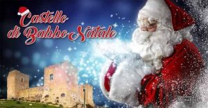 Castello di Babbo Natale Cagliari 2024, manifesto con date e programma
