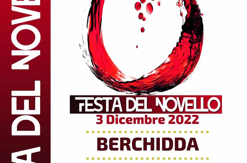 Festa del vino novello a Berchidda, manifesto 2022