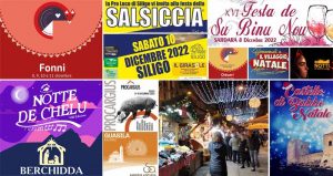 Eventi e sagre dell'8, 9, 10 e 11 dicembre 2022 in Sardegna