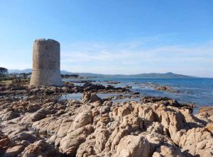 Torre costiera in Sardegna