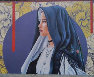 Murale a Uras, autore Maura Patta