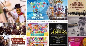 EVENTI SAGRE ED EVENTI DI CARNEVALE DEL 19, 21 E 21 FEBBRAIO 2023 IN SARDEGNA