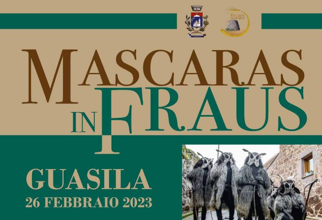 Mascaras in Fraus 2023 a Guasila, manifesto e programma