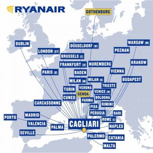 Voli Ryanair Cagliari nella primavera estate 2023