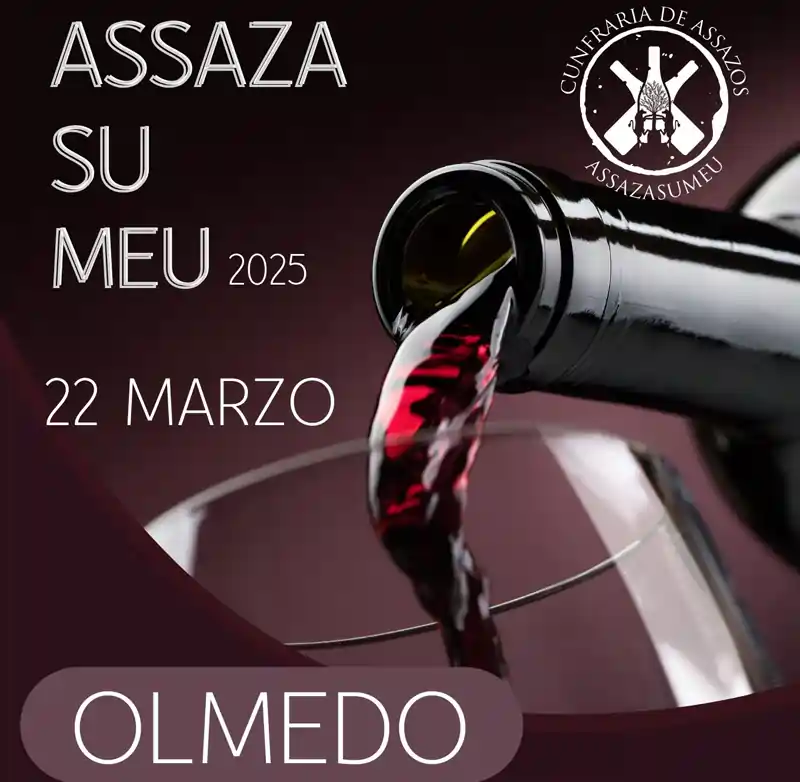 Assazza su meu a Olmedo, manifesto 2025 con data, programma e orari