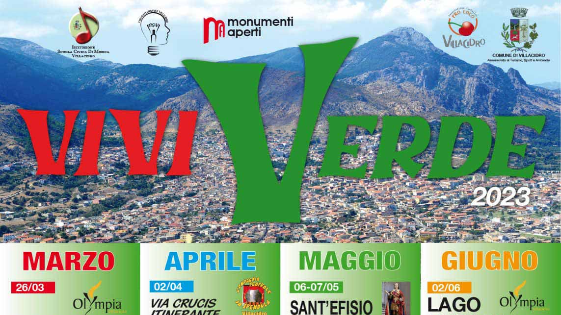 Programma ViviVerde, calendario eventi di aprile, maggio e giugno 2023 a Villacidro
