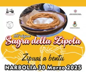 Sagra della zipola 2025 a Narbolia, manifesto con data, programma e orari degustazioni | Sardegna in blog