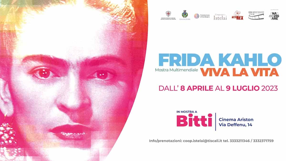 Mostra multimediale su Frida Khalo a Bitti aperta, fino al 9 luglio 2023!