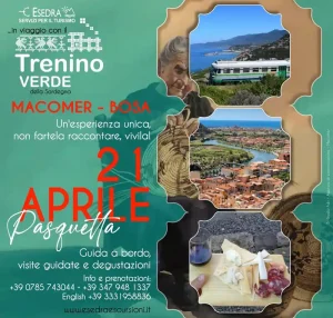 Pasquetta 2025 in Trenino Verde da Macomer a Tresnuraghes, manifesto e programma