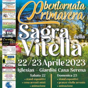 Sagra della vitella Iglesias 2023, locandina e programma