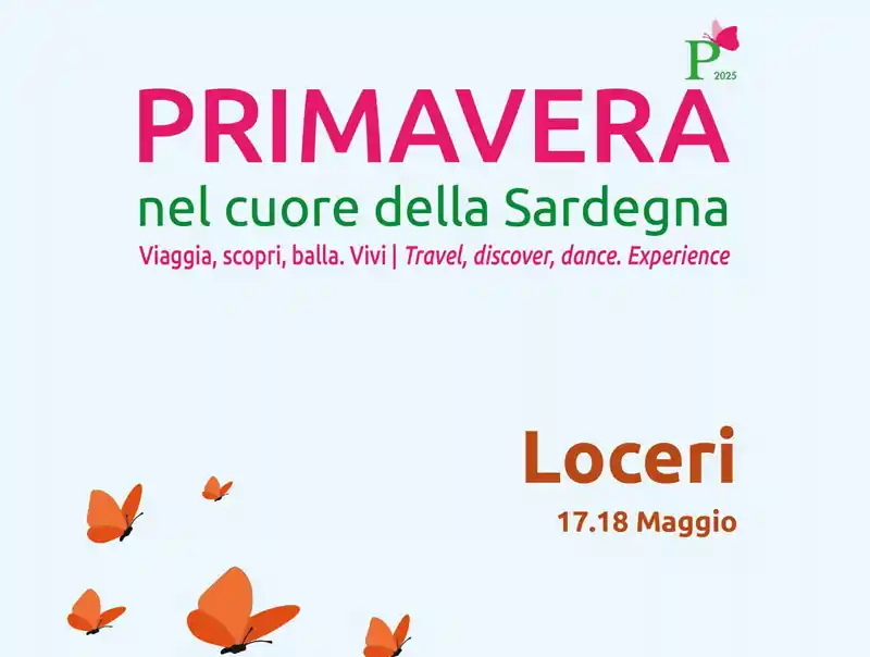 Primavera nel cuore della Sardegna 2025 a Loceri, manifesto con date, programma e orari eventi | Sardegna in blog
