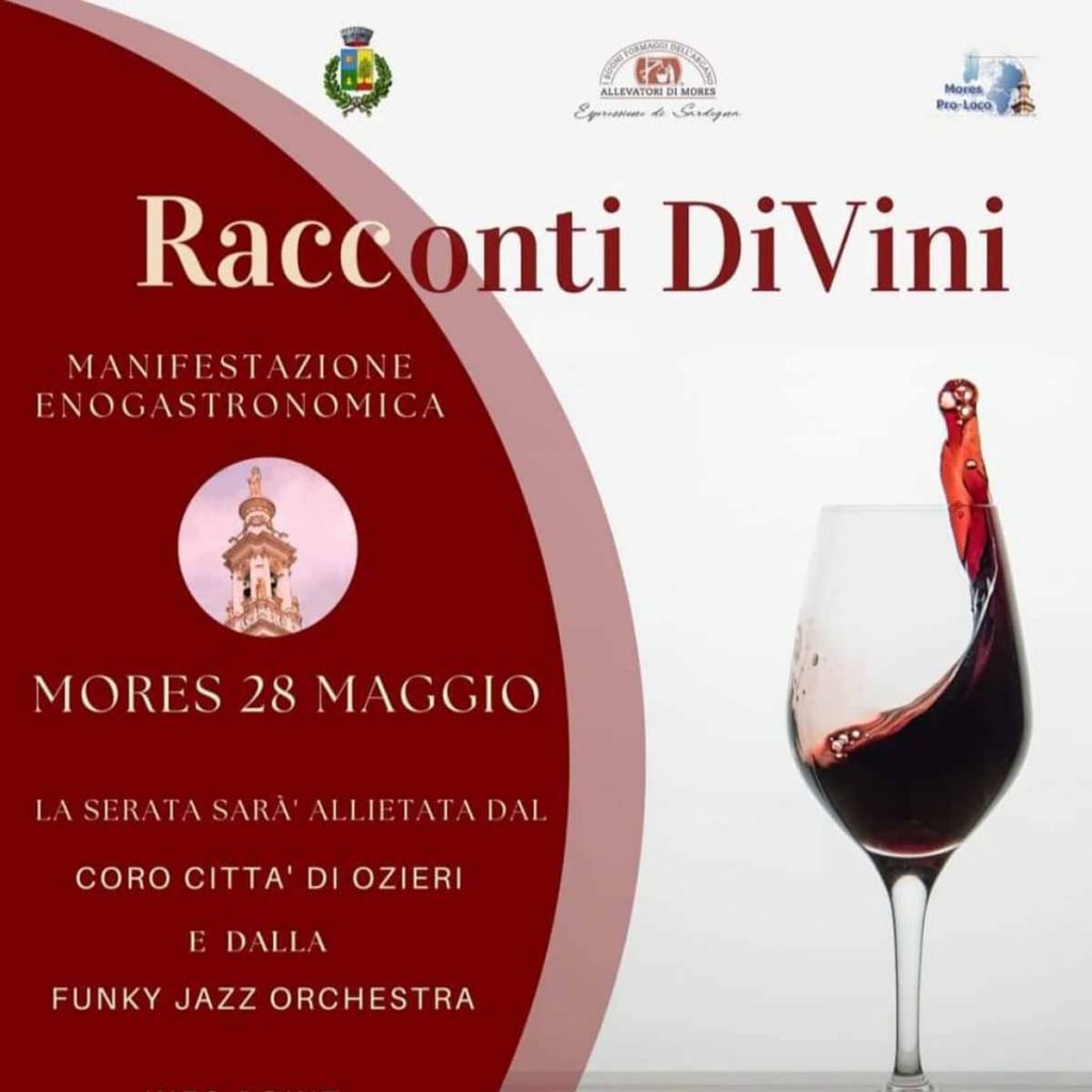 Racconti di Vini a Mores, nuovo manifesto dopo il rinvio
