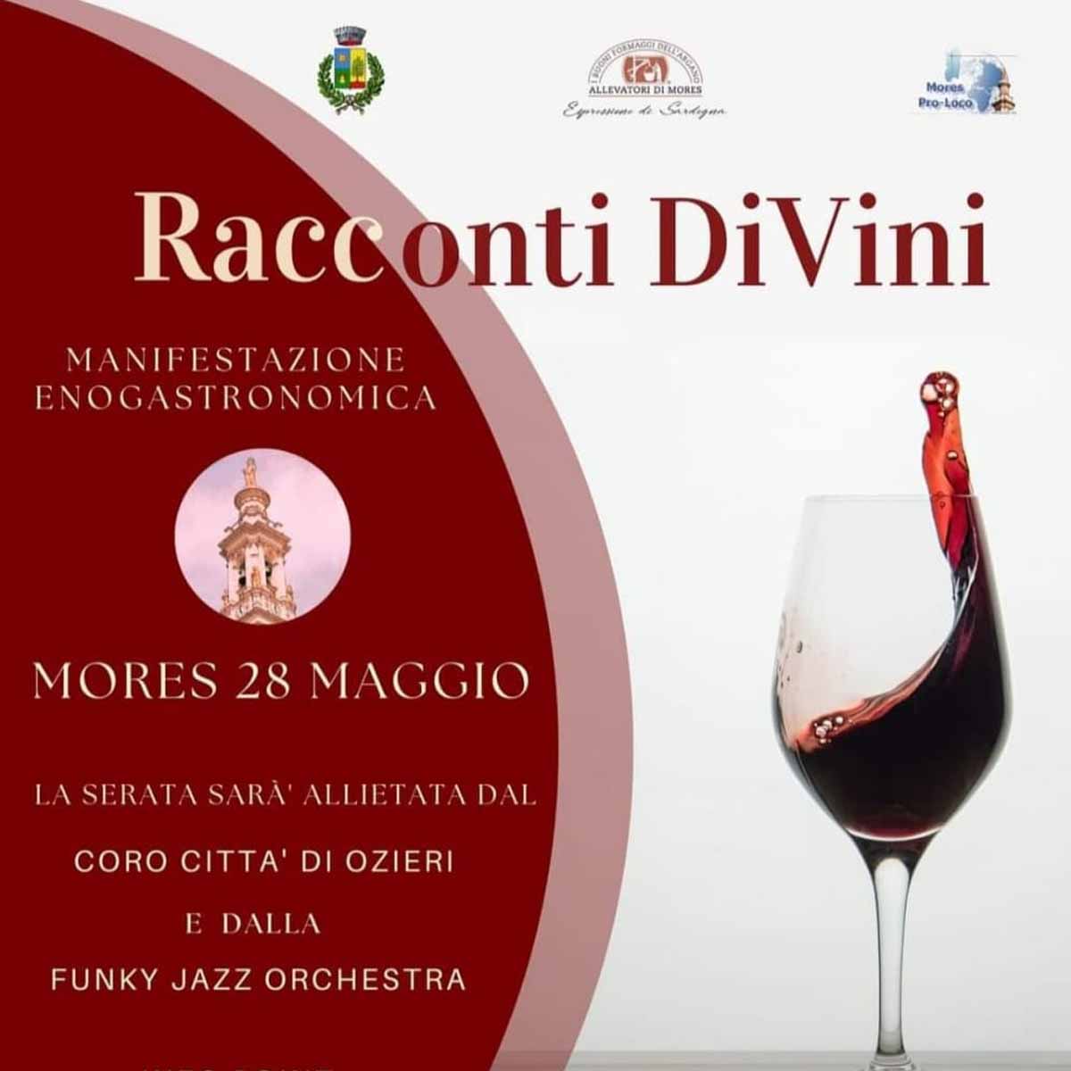 Racconti di Vini a Mores, nuovo manifesto dopo il rinvio