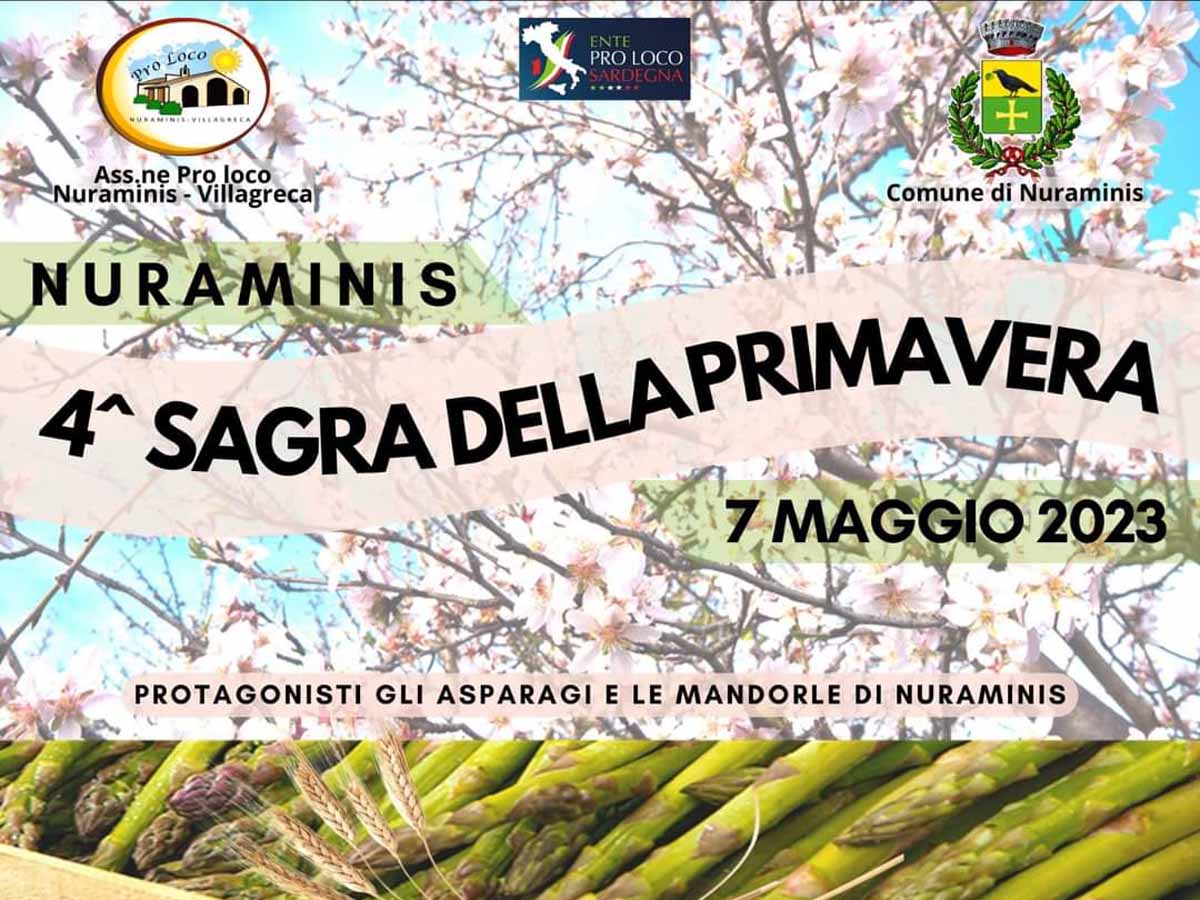 Sagra della Primavera 2023 a Nuraminis, manifesto