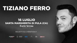 Tiziano Ferro Pula 2023, manifesto concerto