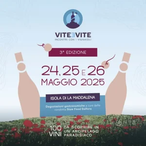 Vite e vite La Maddalena 2025, manifesto con programma, date e orari degustazioni | Sardegna in blog