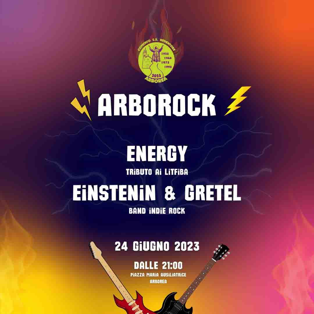Arborock ad Arborea, programma e manifesto 2023