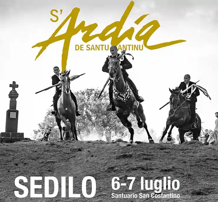 Ardia Sedilo 2025, manifesto con date, programma e orari ardia ed eventi collaterali | Sardegna in blog