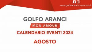 Eventi agosto 2024 a Golfo Aranci, manifesto