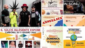 Eventi e sagre del 9, 10 e11 giugno 2023 in Sardegna - aggiornato