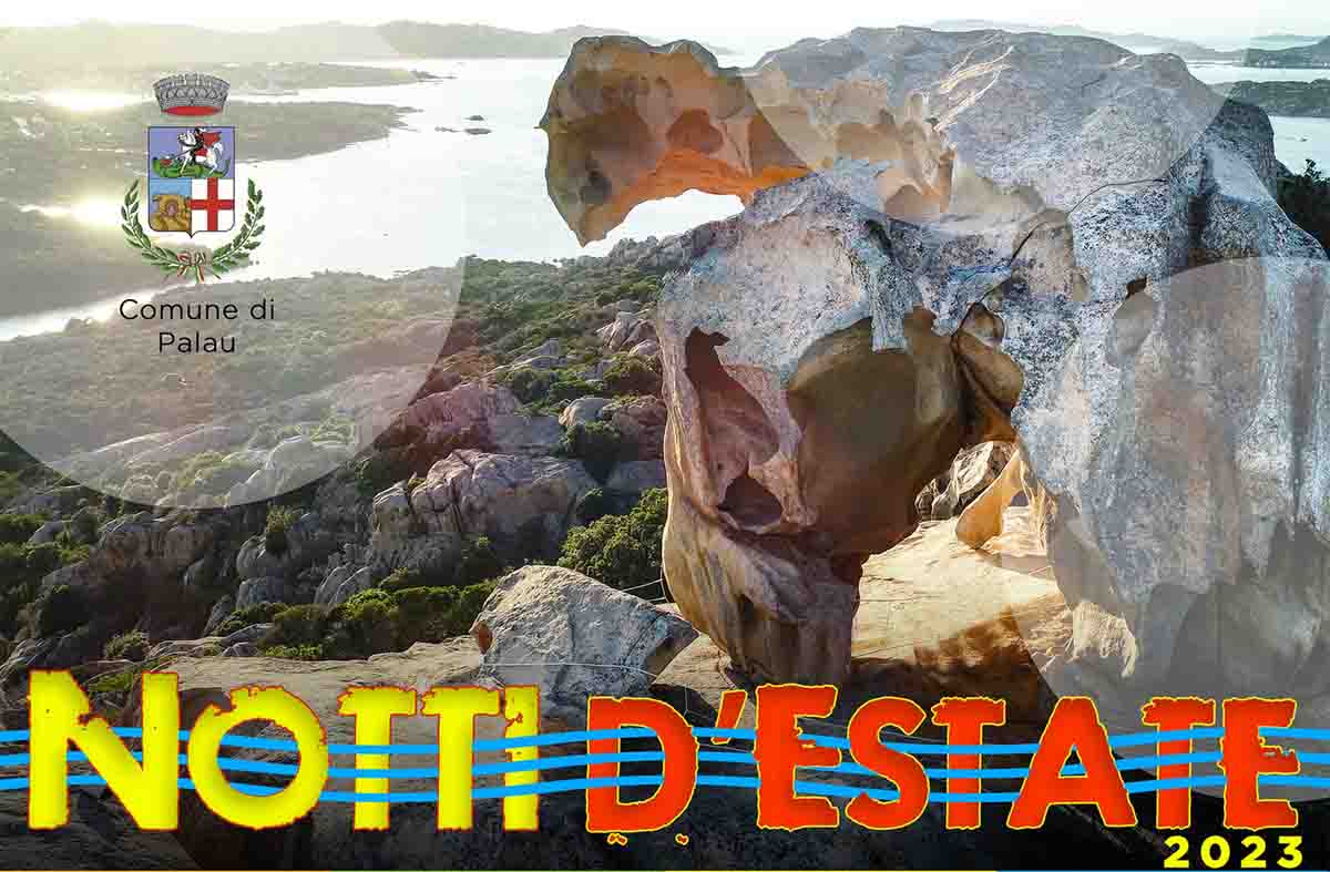 Palau Eventi Estate 2023 in Sardegna, manifesto