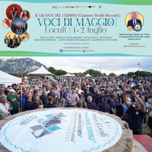 Il gigante del Cedrino e Voci di maggio a Loculi, foto formaggio