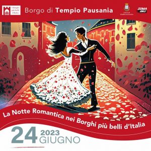 Notte romantica 2023 a Tempio Pausania, manifesto e programma