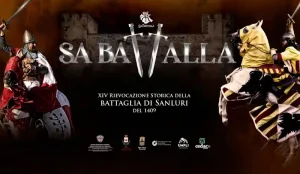 Sa Battalla Sanluri 2025, manifesto con date, programma e orari battaglia | Sardegna in blog