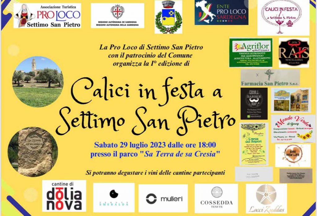 Calici in festa a Settimo San Pietro, date e programma 2023