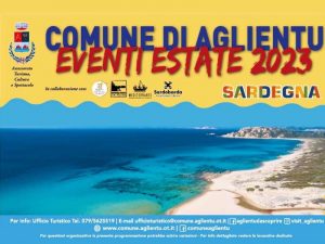 Eventi Agosto 2023 a Aglientu, manifesto