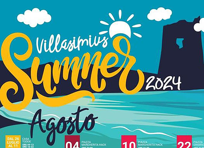 Eventi agosto 2024 a Villasimius, manifesto