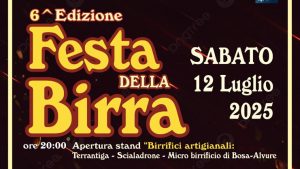 Festa della birra Ussana 2025, manifesto con programma, data e orari | Sardegna in blog