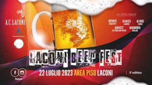 Festa della birra Laconi, date e manifesto 2023