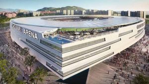 Nuovo stadio Cagliari calcio, rendering