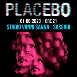 Concerto Placebo a Sassari, manifesto 2023