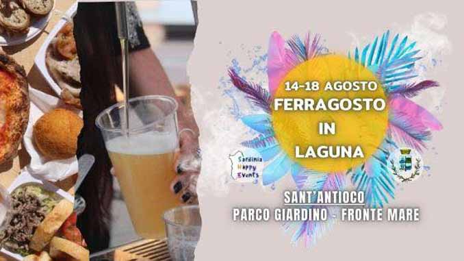 Ferragosto in laguna a Sant'Antioco, manifesto con date e info utili