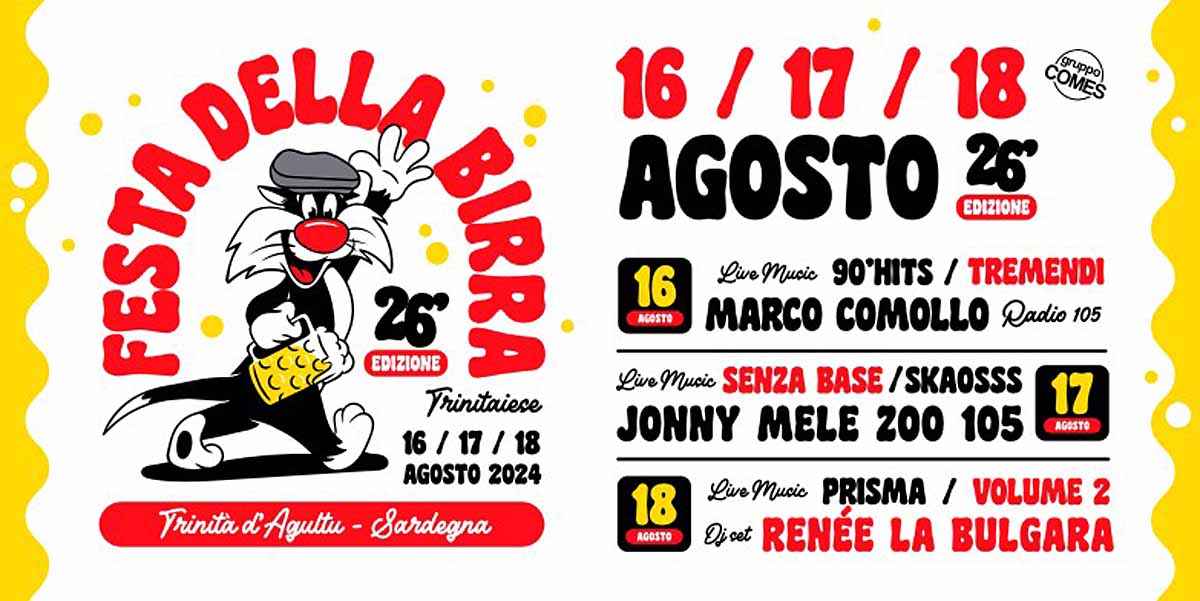 Festa della birra trinitaiese 2024, date, programma e manifesto