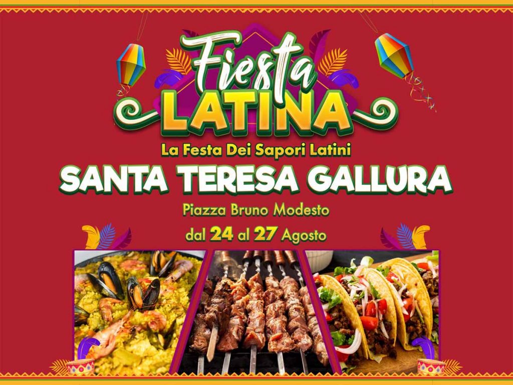 Fiesta Latina Santa Teresa Gallura 2023, date e manifesto